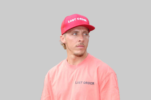 Black trucker cap